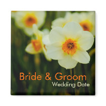 Daffodil • Save the Date Magnet by SabineStGreetings Daffodil • Save the Date Magnet