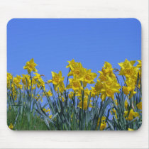 Daffodil Sky mousepads by KarenTurnerBrown Daffodil Sky mousepads