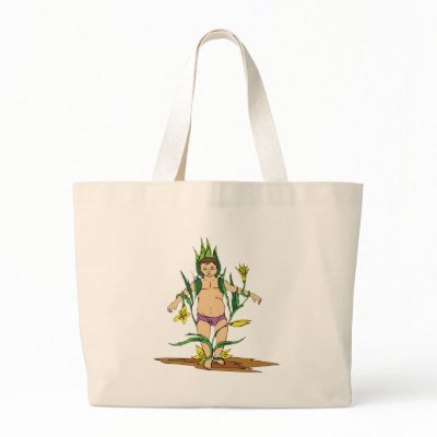 Daffodil-Sprite Canvas Bags by blonde_designs