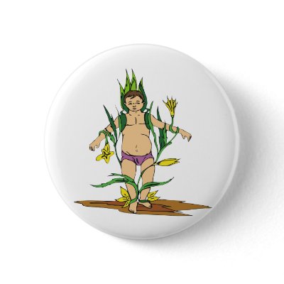 Daffodil-Sprite Pins by blonde_designs