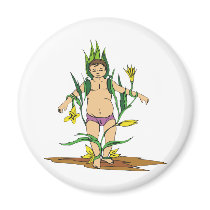 Daffodil-Sprite magnets