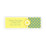 Daffodil Wedding, wedding return address labels labels