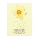 Daffodil ~ Wordsworth Poem Postcards