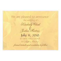daffodils 1 small wedding announcements business cards by Lisa_Dawn daffodils 1 small wedding announcements business cards