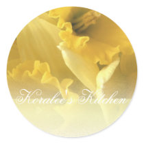 Daffodils 1 spice jar labels stickers by Lisa_Dawn Daffodils 1 spice jar labels stickers