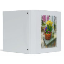 Daffodils and Pansies in Flowerpot binders