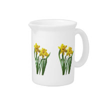 Daffodils At Attention Pitcher
