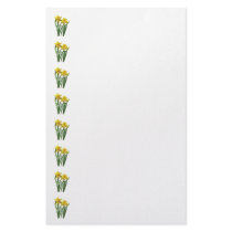 Daffodils At Attention Custom Stationery