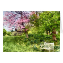 Daffodils by Bench cards