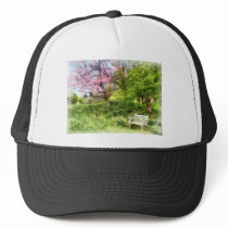 Daffodils by Bench hats