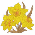 Daffodils embroidered shirts by ZazzleEmbroidery Daffodils embroidered shirts
