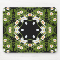 Daffodils Geometric Mousepad by twopurringcats Daffodils Geometric Mousepad