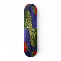 Daffodils, hyacinth and tulips skate boards