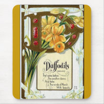 Daffodils Mousepad by tnmpastperfect Daffodils Mousepad