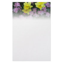 Daffodils/Narcissus/Azalea Personalized Stationery