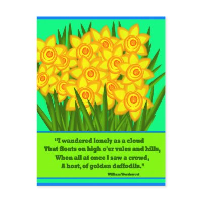 William+wordsworth+daffodils+poem