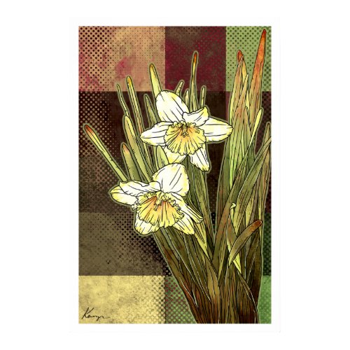 Daffodils Print print