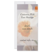Daffodils Rack Card Template