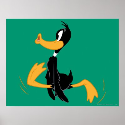 Daffy Duck Being Crazy Posters