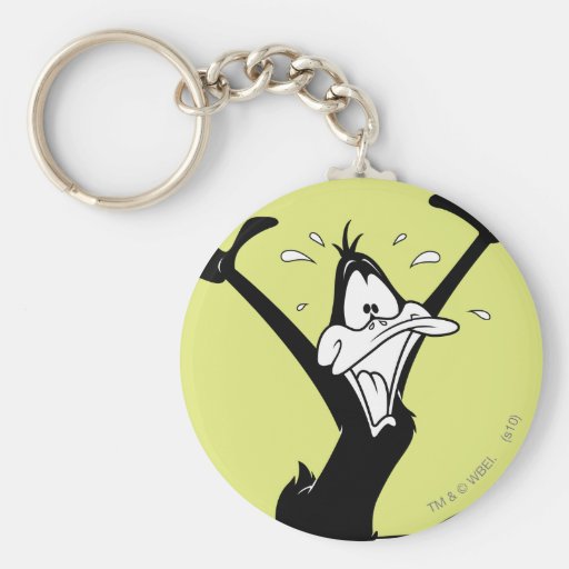 DAFFY DUCK™ Excited Keychain Zazzle