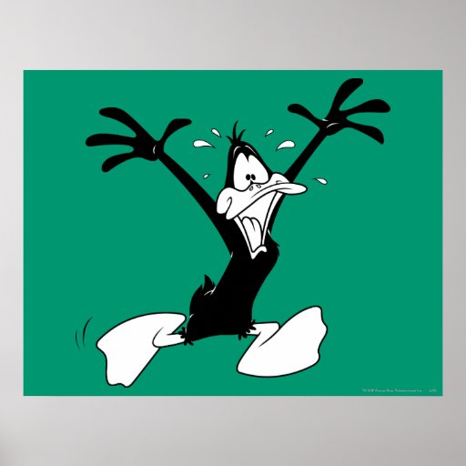 Daffy Duck Excited Print