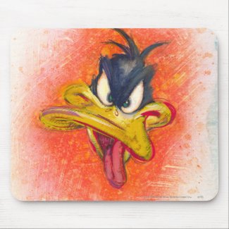 Daffy Duck in Orange mousepad