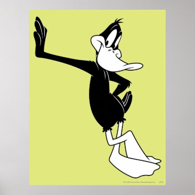 Daffy Duck Leaning Against a Wall posters