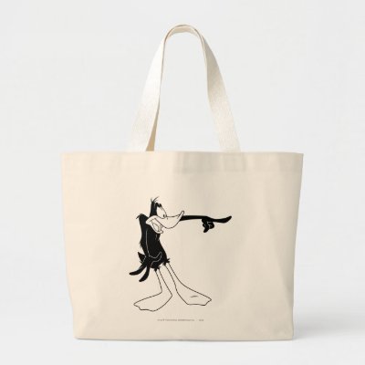Daffy Duck Shocked and Pointing bags