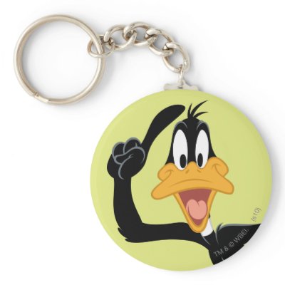 Daffy Duck With a Great Idea key chain