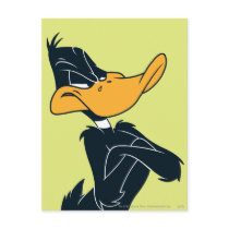 Daffy Duck with Arms Crossed Postcard