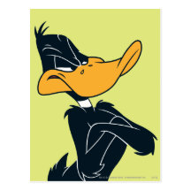 Daffy Duck with Arms Crossed Postcard