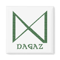 Dagaz magnets by nakedzealot Dagaz magnets