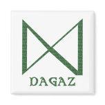 Dagaz Fridge Magnet