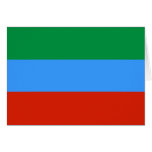 Dagestan, Russia flag Greeting Card