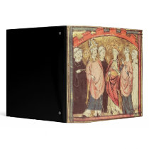Dagobert I , King of Franks receiving the Kingdom 3 Ring Binders