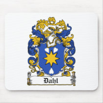 Dahl Family Crest mousepads