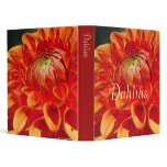Dahlia 3 Ring Binder