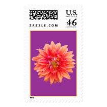 Dahlia Bloom Floral Postage
