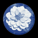 Dahlia - Digital Cyanotype magnets