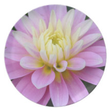 Dahlia Flower Plate
