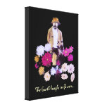 Dahlia Gardener Gallery Wrap Canvas