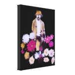 Dahlia Gardener Stretched Canvas Prints