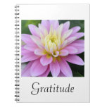 Dahlia Gratitude Journal Notebook notebooks