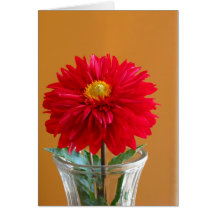 Dahlia Greeting Card