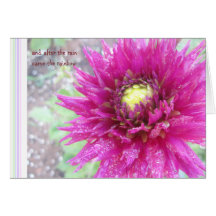 Dahlia in Fushia Card