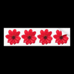 Dahlia in the Rain bumper stickers