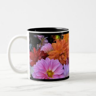 Dahlia Petals mug
