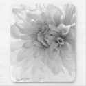 Dahlia white Mousepad