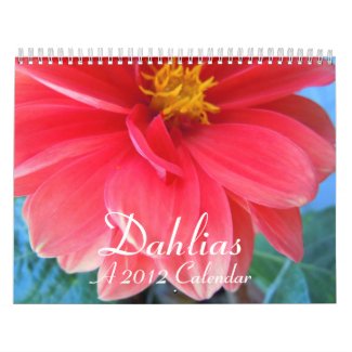 Dahlias 2012 calendar