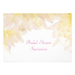 Dahlias Bridal Shower Custom Invitations